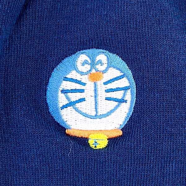 ドラえもん 刺繍靴下 タケコプター 紺 靴下 ルーム用品 ソックス