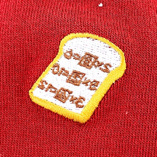 ドラえもん 刺繍靴下 暗記パン 赤 靴下 ルーム用品 ソックス