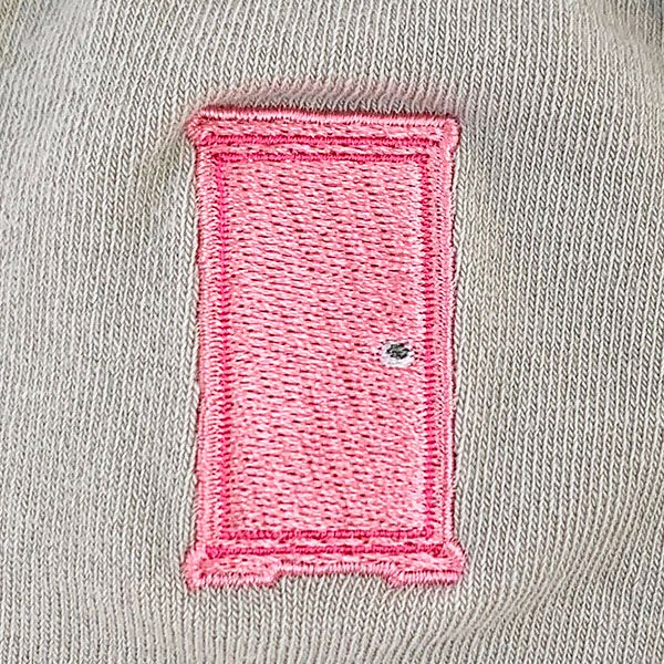 ドラえもん 刺繍靴下 どこでもドア グレー 靴下 ルーム用品 ソックス