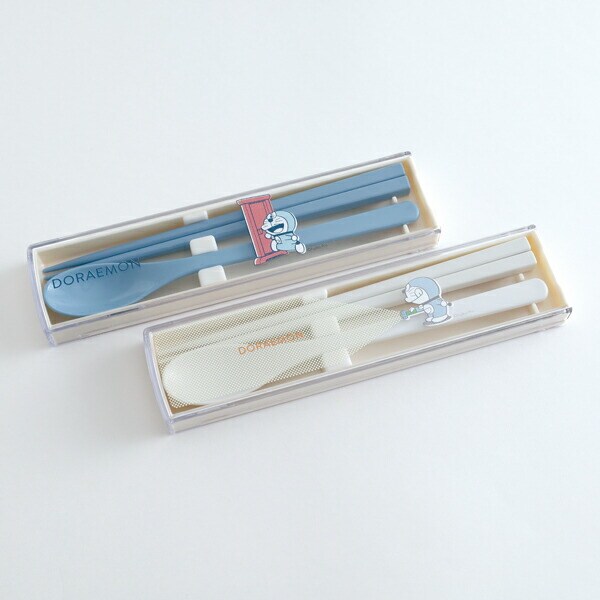 ドラえもん 抗菌箸・スプーンセット スモールライト 箸 カトラリー ランチ キッチン 学校 オフィス