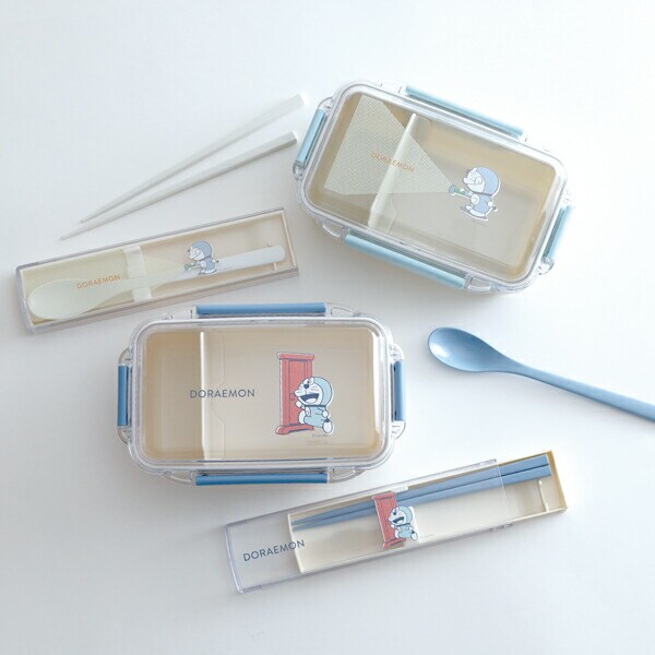 ドラえもん 抗菌箸・スプーンセット スモールライト 箸 カトラリー ランチ キッチン 学校 オフィス