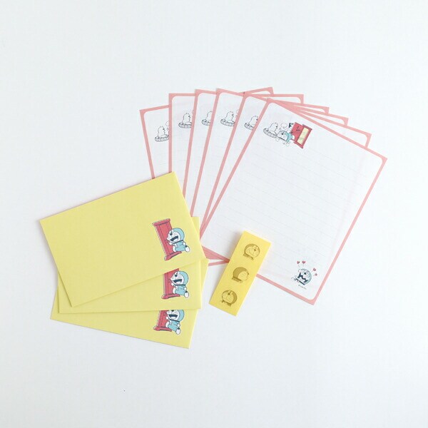 ドラえもん レターセット どこでもドア 文具 手紙 便箋