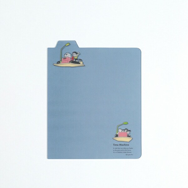 ドラえもん リングノート・スクエア用下敷き タイムマシン 文具 学校 オフィス