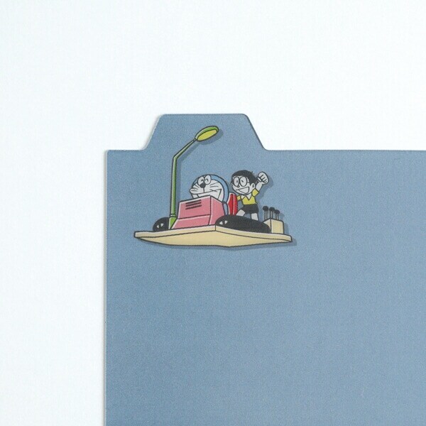 ドラえもん リングノート・スクエア用下敷き タイムマシン 文具 学校 オフィス