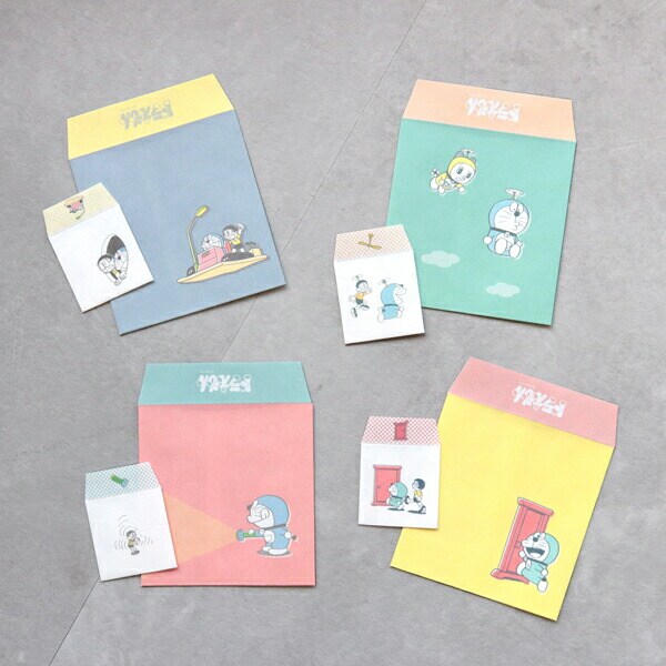 ドラえもん ポチ袋セット スモールライト お祝い お小遣い お年玉 文具 封筒