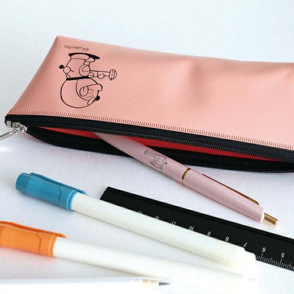 ドラえもん ペンケース スモールライト オレンジ ペンポーチ 筆箱 文具 学校 オフィス