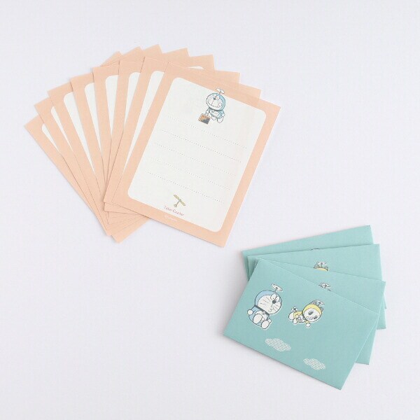 ドラえもん ミニレターセット(タケコプター） 文具 日本製