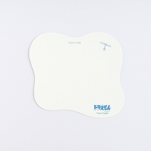 ドラえもん ダイカットポストカード(タケコプター） 文具 日本製