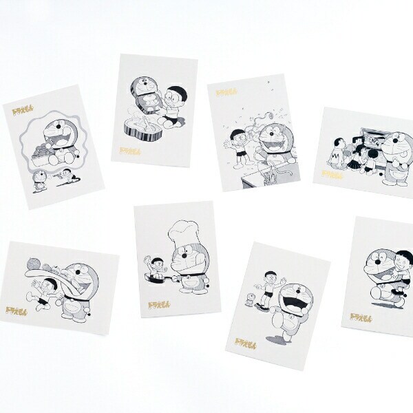 ドラえもん ポストカード（主役はめこみ機） 文具 日本製