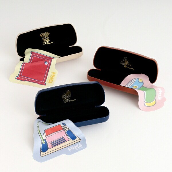 ドラえもん メガネケース＆クロスセット（どこでもドア） 文具