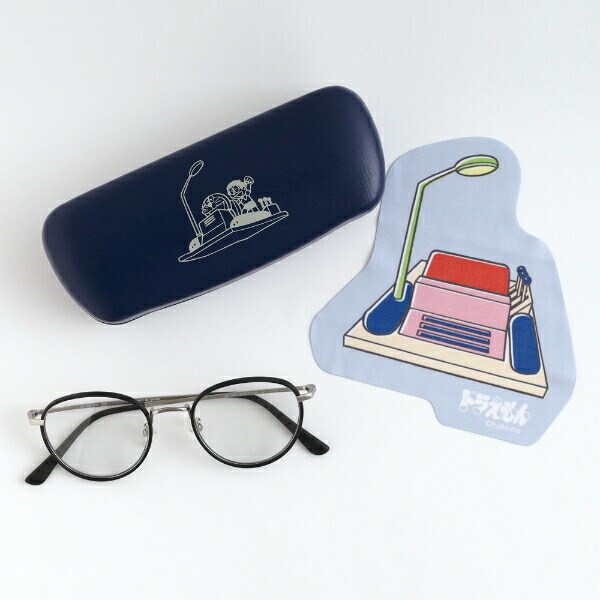 ドラえもん メガネケース＆クロスセット（タイムマシン） 文具