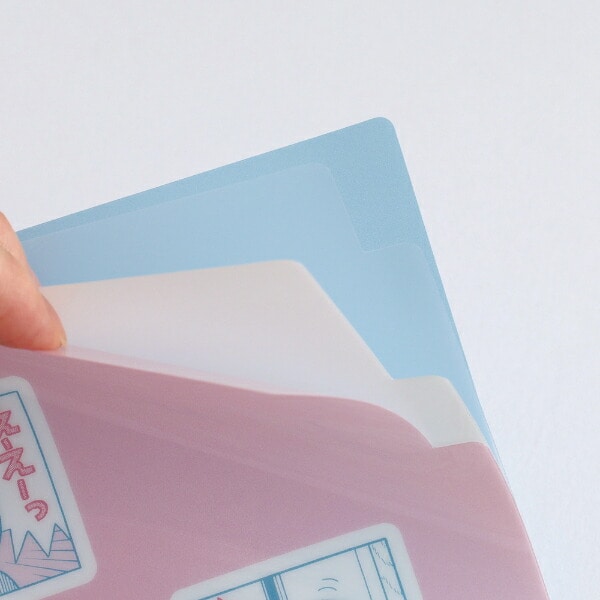 ドラえもん A5ポケットクリアファイル ピンク 文具 日本製
