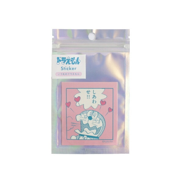 ドラえもん ステッカー ピンク 文具 日本製