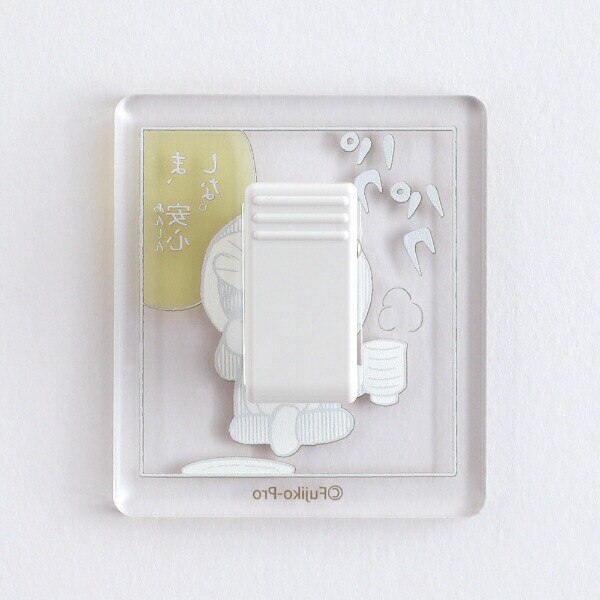 ドラえもん アクリルクリップ (イエロー) 文具 日本製