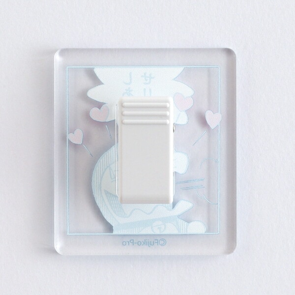 ドラえもん アクリルクリップ (ピンク) 文具 日本製