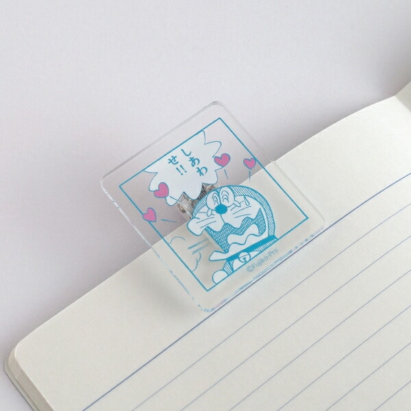 ドラえもん アクリルクリップ (ピンク) 文具 日本製