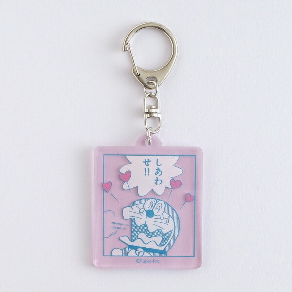 ドラえもん アクリルキーホルダー (ピンク) 日本製
