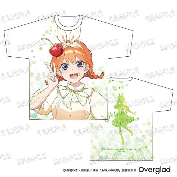 五等分の花嫁 フルグラフィックTシャツL クリームソーダver.(中野四葉)