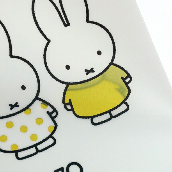 ミッフィー miffy 70th A4ポケットクリアファイル(Gold) 文具 日本製