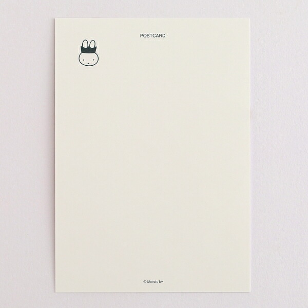 ミッフィー miffy 70th 金箔押しポストカード(Queen_pattern) 文具 日本製