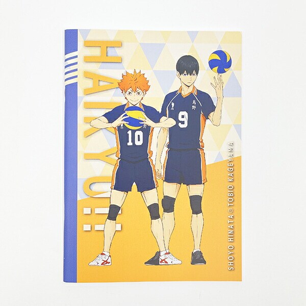 ハイキュー！！ 烏野高校(日向・影山) A5綴じノート 文具 日本製