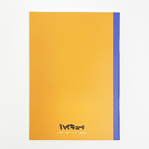 ハイキュー！！ 烏野高校(日向・影山) A5綴じノート 文具 日本製