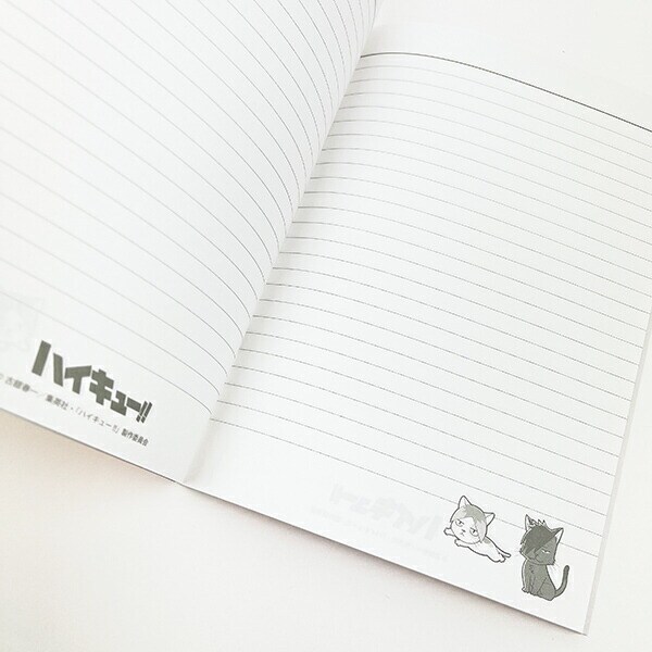 ハイキュー！！ 音駒高校(黒尾・狐爪) A5綴じノート 文具 日本製