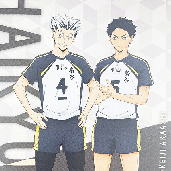 ハイキュー！！ 梟谷高校(木兎・赤葦) A5綴じノート 文具 日本製