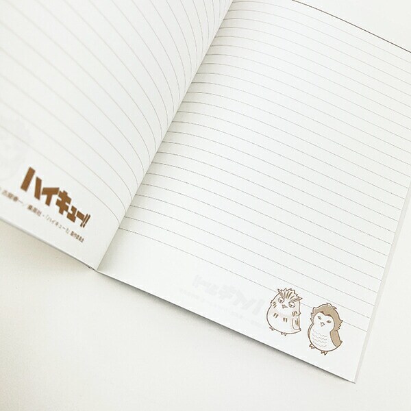 ハイキュー！！ 梟谷高校(木兎・赤葦) A5綴じノート 文具 日本製