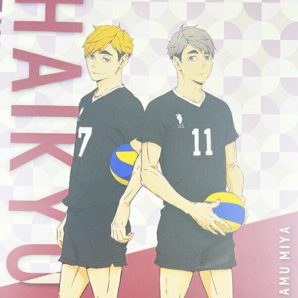 ハイキュー！！ 稲荷崎高校(宮侑・治) A5綴じノート 文具 日本製