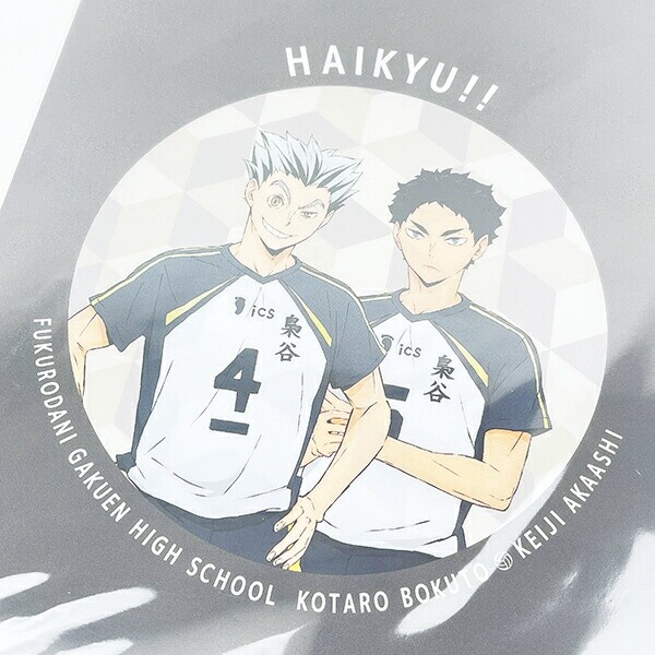 ハイキュー！！ 梟谷高校(木兎・赤葦) A4ポケットクリアファイル 文具 日本製