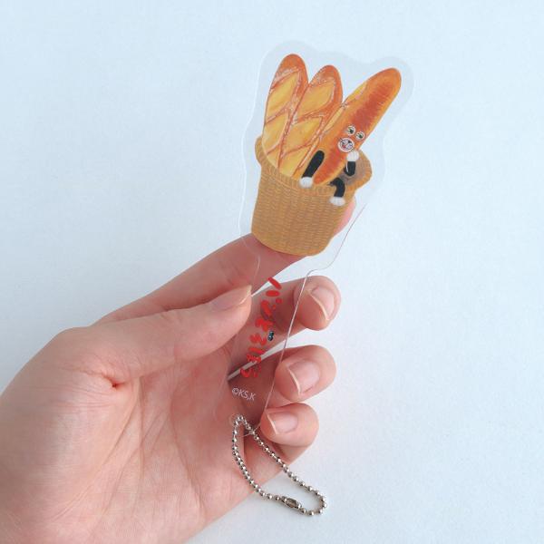 パンどろぼう キャラフォトスティック （なぞのフランスパン） キーホルダー
