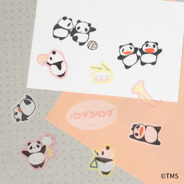 パンダコパンダ マスキングロールステッカー（おんがく） 文房具 オフィス
