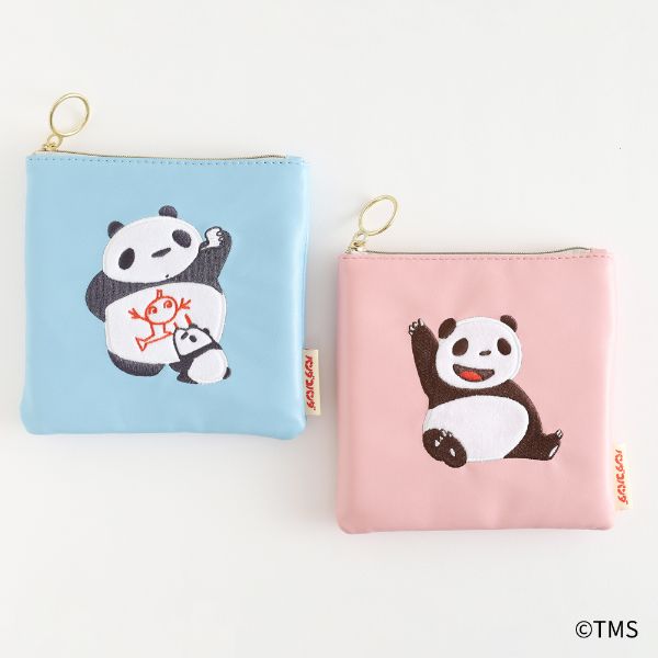 パンダコパンダ ボアポーチ（らくがき） 小物入れ