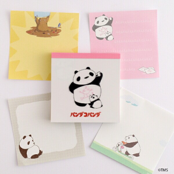 パンダコパンダ メモパッドスクエア(らくがき) 文具 日本製