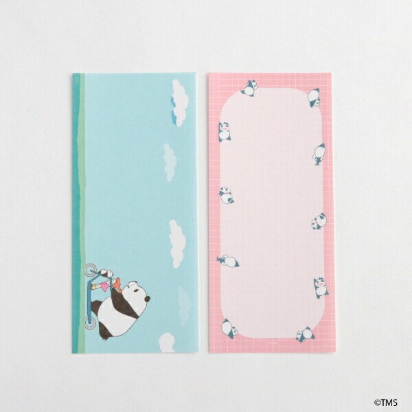 パンダコパンダ 一筆箋(桃) 文具 日本製