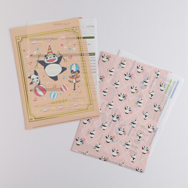 パンダコパンダ A4 ポケットクリアファイル (サーカス) 文具 日本製