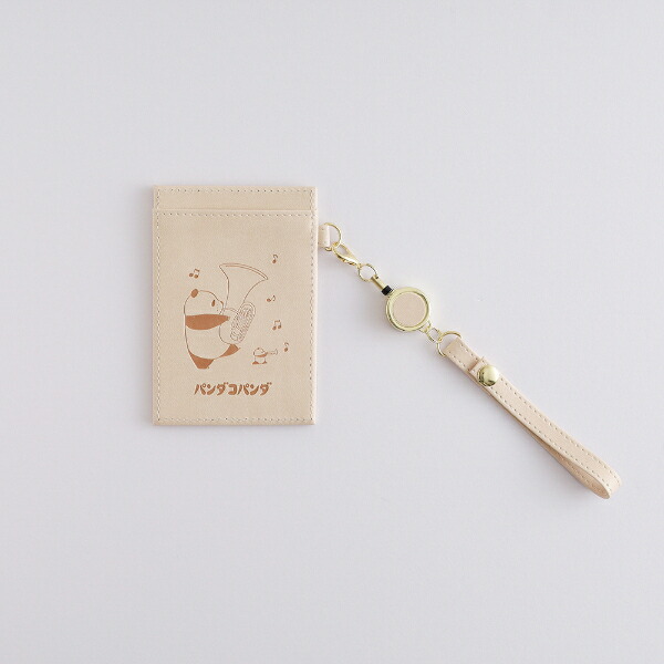 パンダコパンダ パスケース (ベージュ) 定期入れ