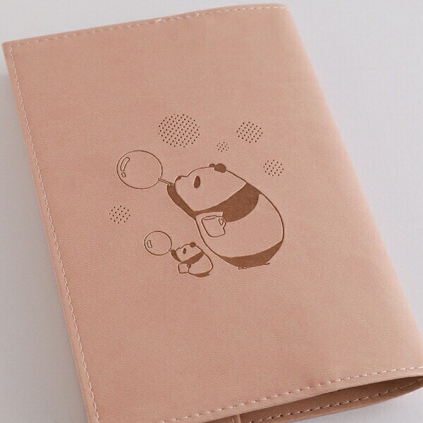 パンダコパンダ ブックカバー (ピンク)