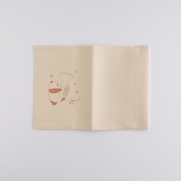 パンダコパンダ ブックカバー (ベージュ)