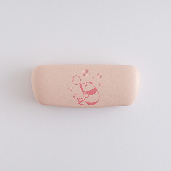 パンダコパンダ メガネケース＆クロスセット (ピンク) 眼鏡ケース