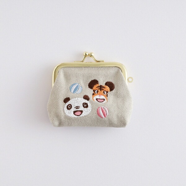 パンダコパンダ 刺繍ミニがま口 (サーカス)
