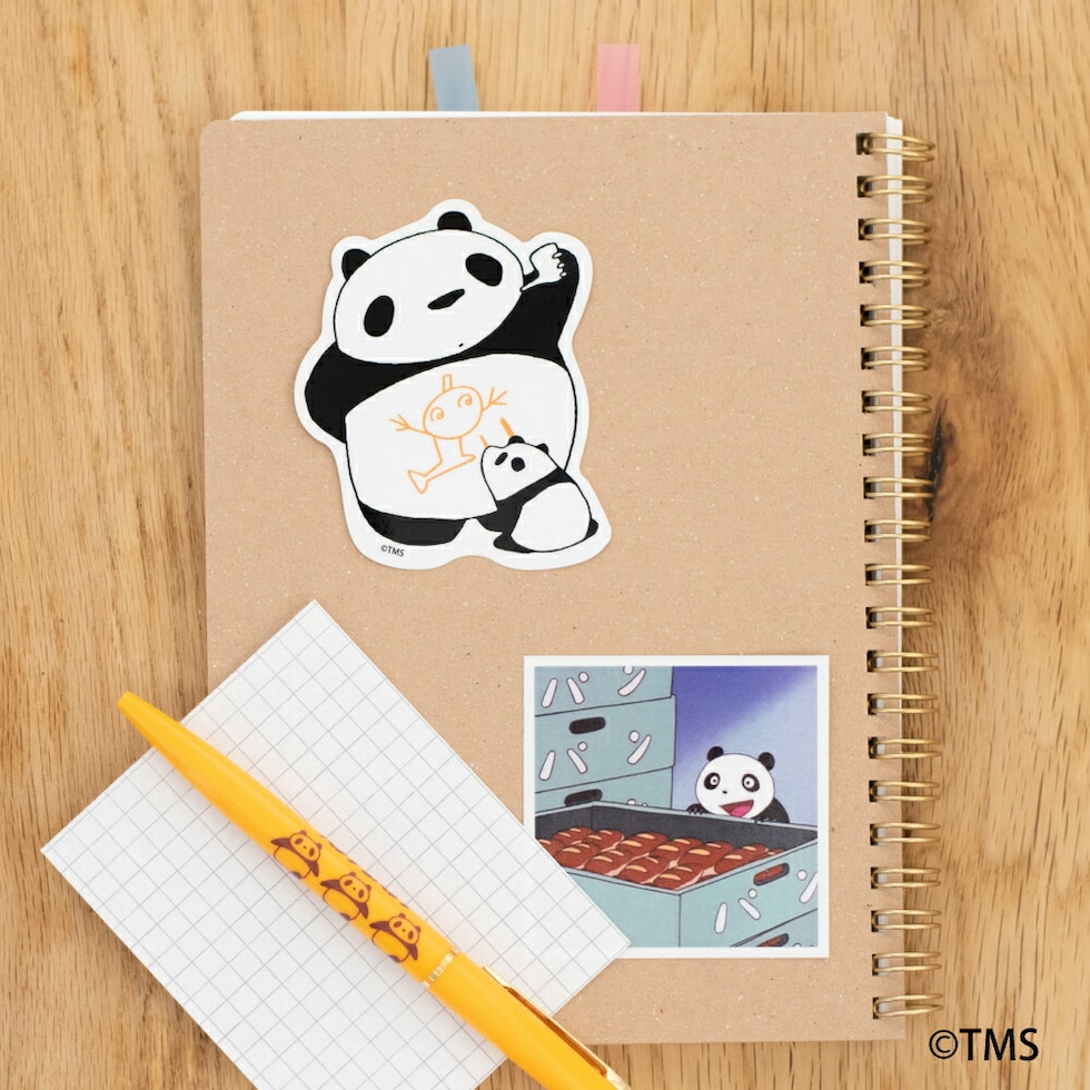 パンダコパンダ ステッカーセット パン 文具 シール デコ カスタム