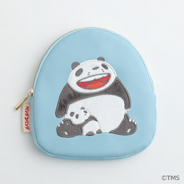 パンダコパンダ ダイカットボアポーチ (ブルー)
