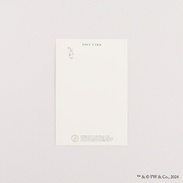 ピーターラビット ポストカード（みじたく） 文具 日本製