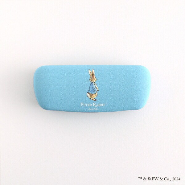 ピーターラビット メガネケース&クロスセット(ブルー) 文具