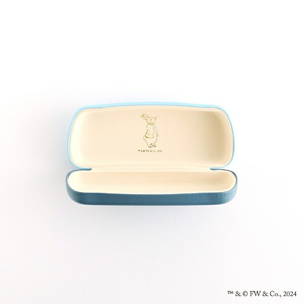 ピーターラビット メガネケース＆クロスセット（ブルー） 文具