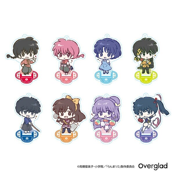 らんま1/2 デフォルメver. トレーディングミニアクスタ 8種類コンプリートBOX