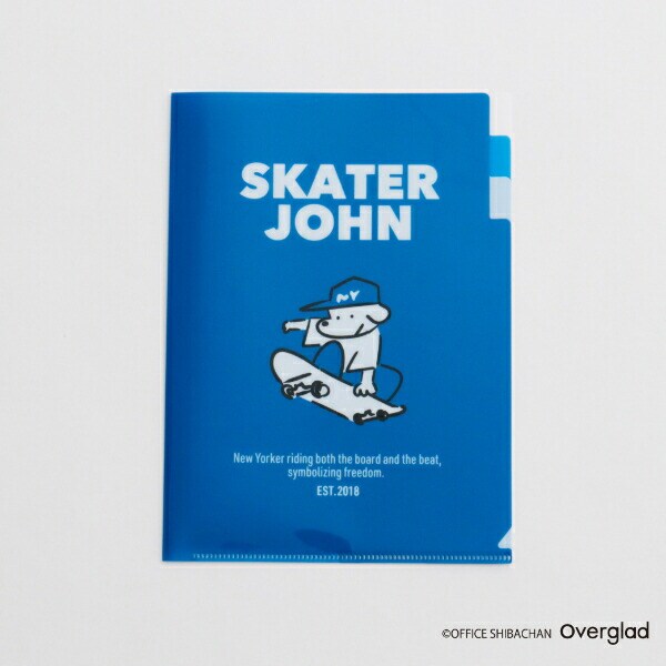 SKATER JON (スケータージョン) A5ポケットクリアファイル (action) 日本製