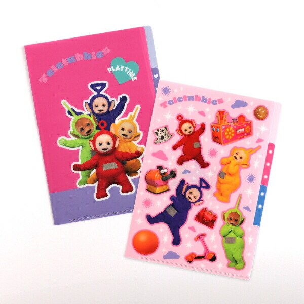 テレタビーズ A5ポケットクリアファイル ライトピンク